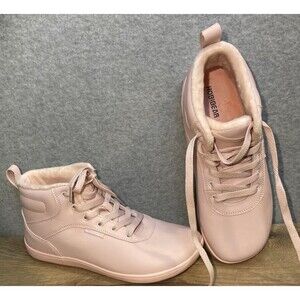 hobibear Sz 40 High top Sneaker Pink Winter Shoe barefoot Minimal Cozy Retro